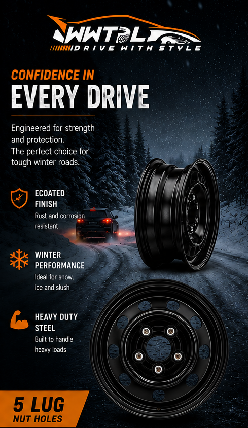 Steel Wheel 18X7.5 5X114.3 CB66.1 ET42 | GMAX