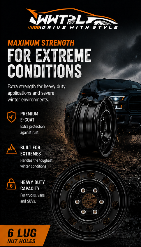 Steel Wheel 18X7.5 6X135 CB87.1 ET44 | GMAX