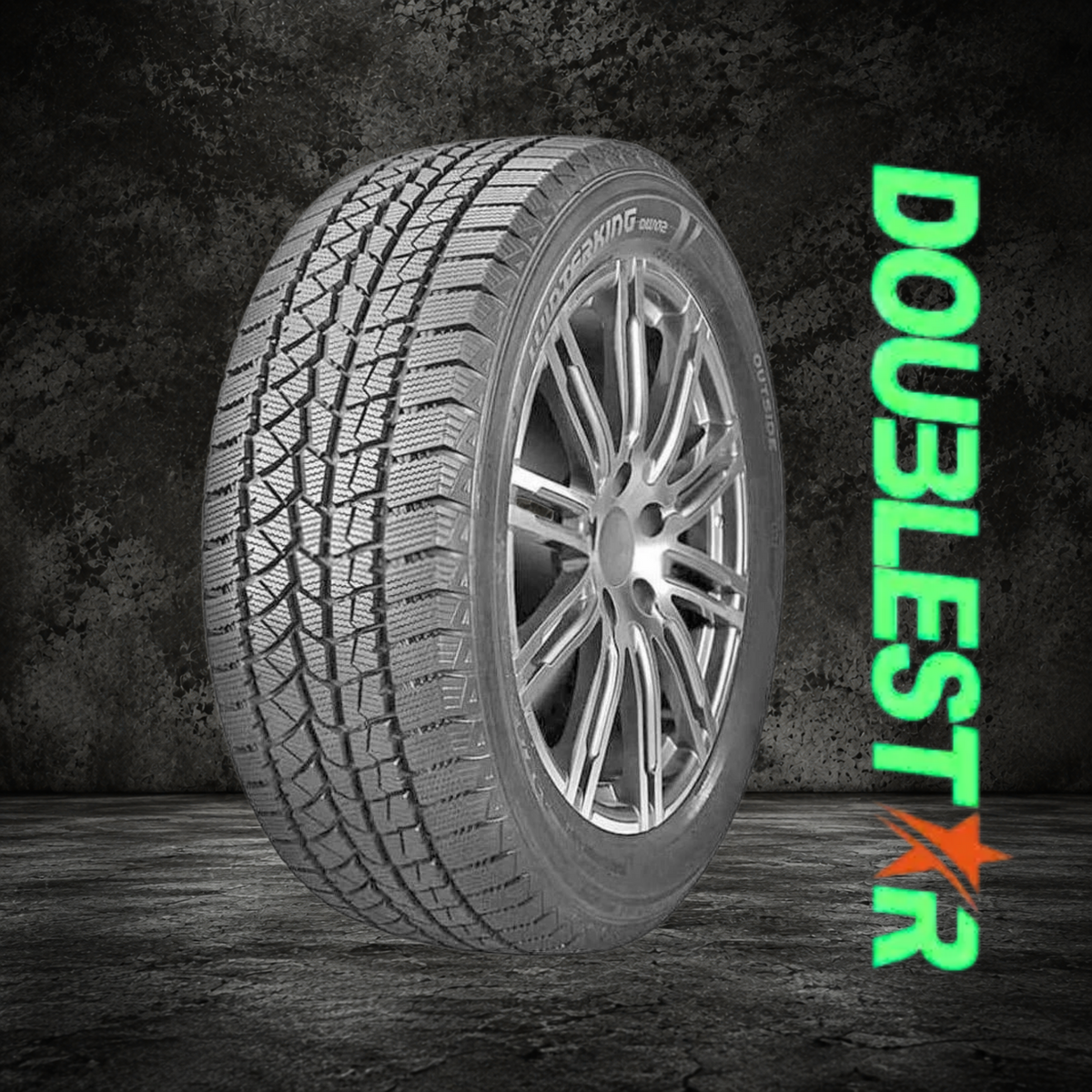 225/50R17  DOUBLESTAR 94T WINTERKING DW02 STUDLESS SNOW TIRE